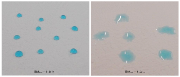 撥水コート実験結果画像